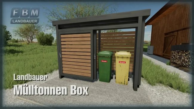 Landbauer Garbage Can Box