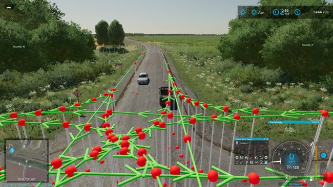 Сеть маршрутов Autodrive для карты Новгородовка