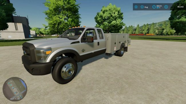 Ford F350 bucket truck