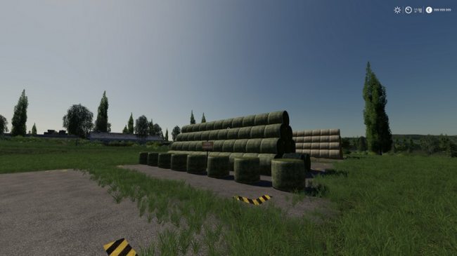 Хранение круглых тюков 6