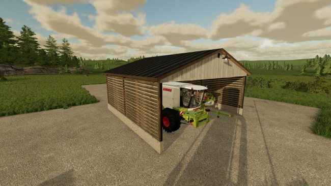 Drive Thru Log Shed