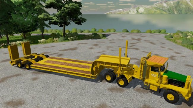 Off Highway Lowbed Trailer