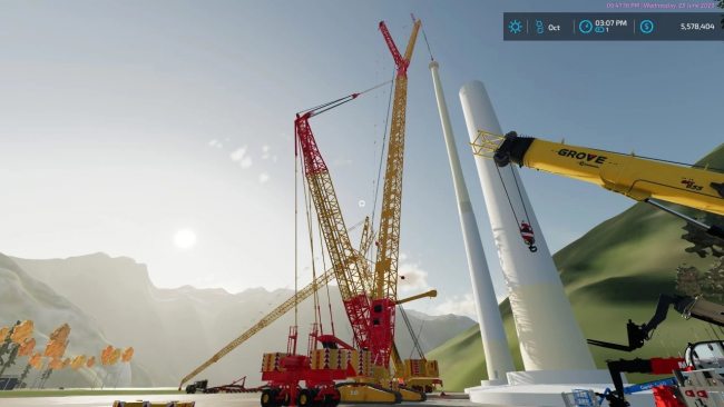 Trail King Double Schnable Trailer and Wind Tower Sections