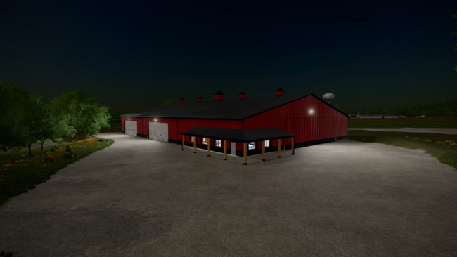 American Shed With Lounge