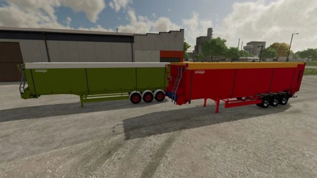 Krampe VanTrailer grain, for the VanTruck