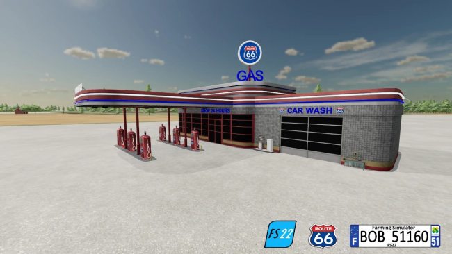 Road 66 Gas Station