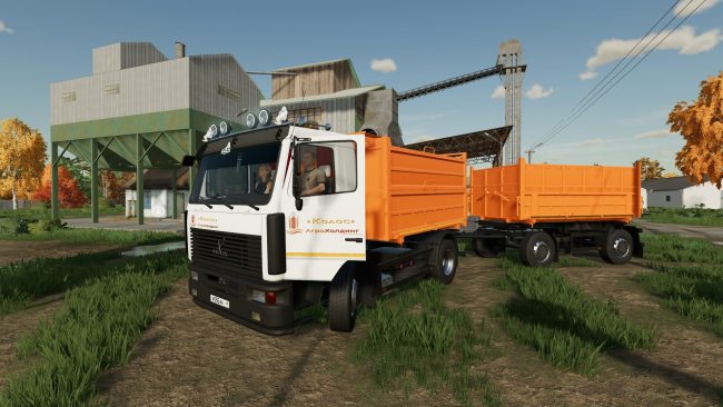 МАЗ-555026 и прицеп MAZ-857100PR