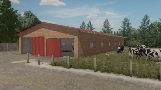 Mid-sized Modern Barn