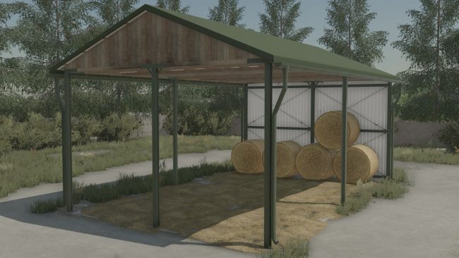 Bale Storage Shed
