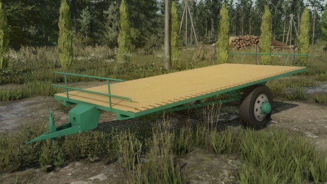 Old Bale Trailer