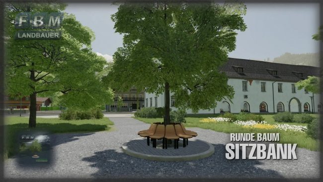 Round Tree Bench