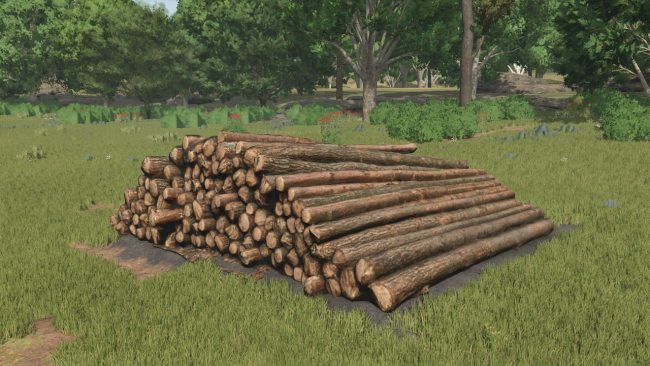 Placeable Log Stack