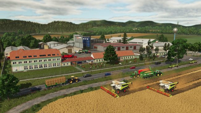 Сеть маршрутов Autodrive для карты Carpathian Countryside