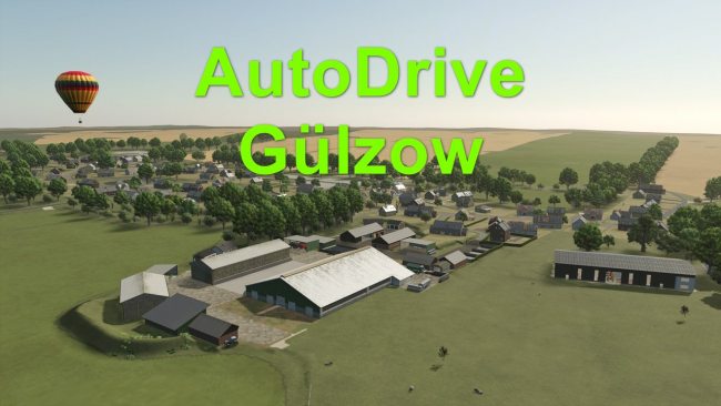 Сеть маршрутов Autodrive для карты Gülzow