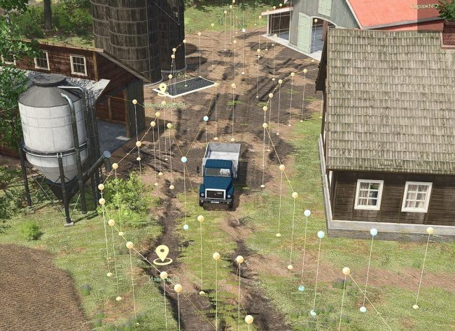 Сеть маршрутов Autodrive для карты The Rural Farmlands Of Ohio