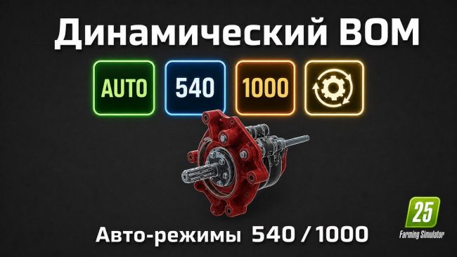 Динамическая скорость ВОМ