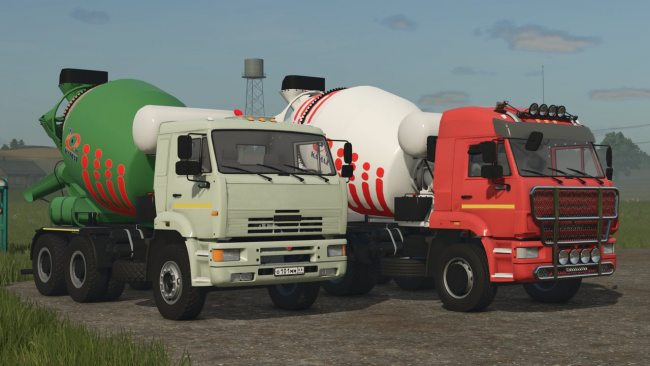 КамАЗ-6460 Бетономешалка
